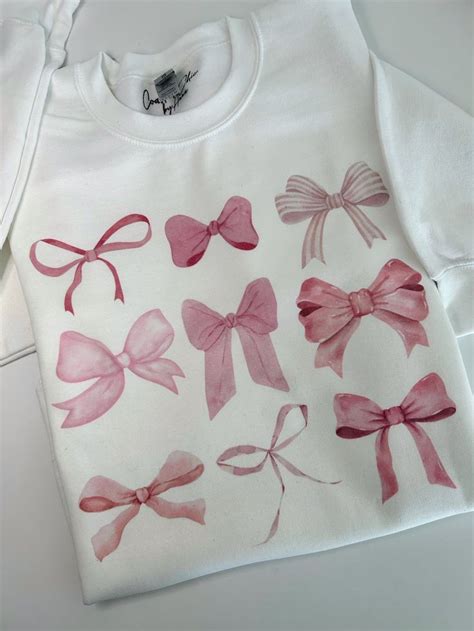 Large Bow Sweatshirt - Etsy