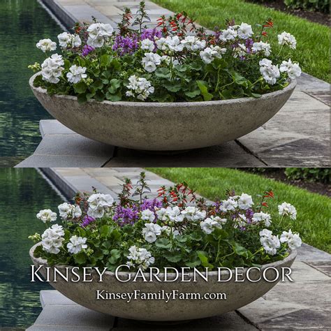 Large Bowl Shaped Garden Planters - Garden Design Ideas