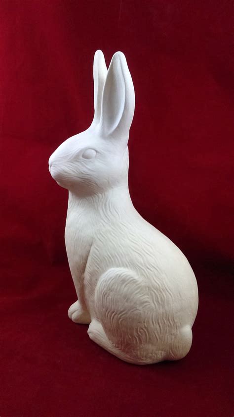 Large Ceramic Bunny - Etsy