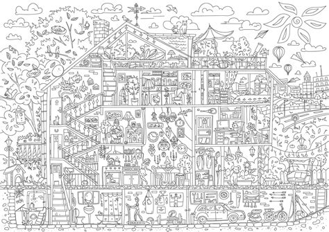 Large Coloring Poster