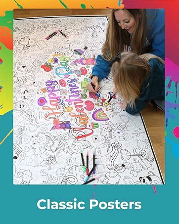 Large Coloring Poster For Classroo