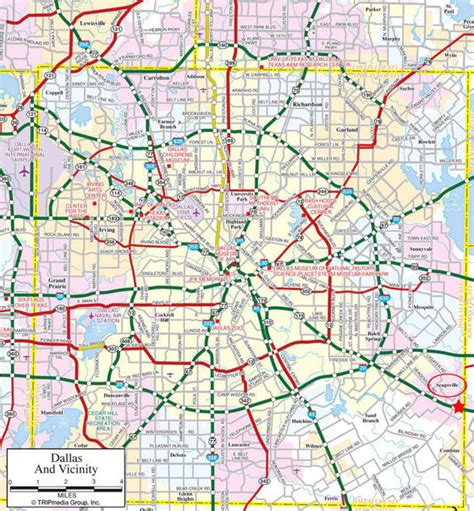 Large Dallas Maps for Free Download and Print HighResolution and