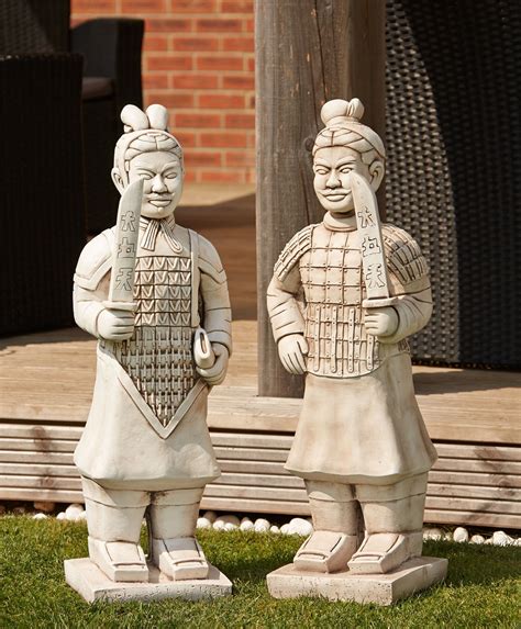 Large Garden Statues - Terracotta Warriors Stone Ornaments