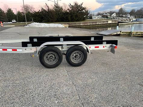 Large Heavy Duty 5star Tandem 6lug Axle Bunk Boat Trailer