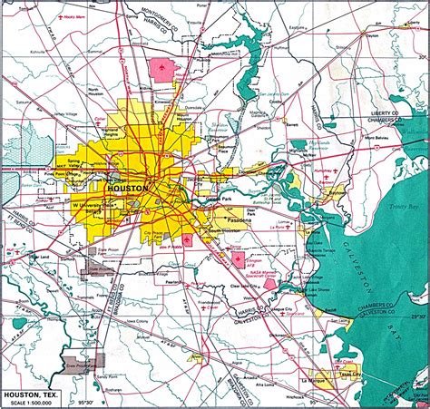 Large Houston Maps for Free Download and Print HighResolution and