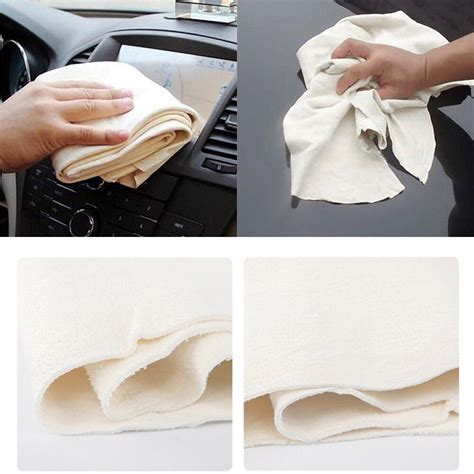 Large Natural Chamois Leather Auto Clean Cloth Washing …