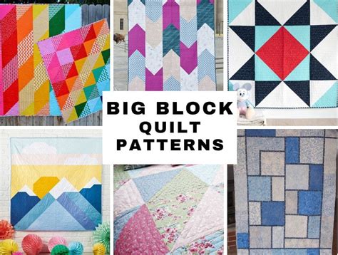 Large Quilt Block Patterns