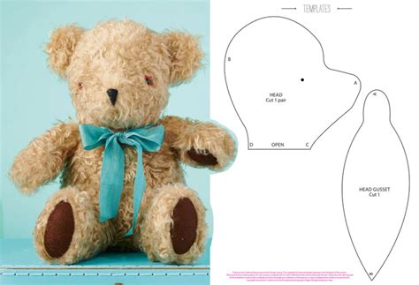 Large Teddy Bear Patterns Free Bear Patterns Sewing Bear Patterns Free Teddy Bear Sewing Pattern