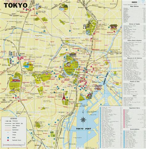 Large Tokyo Maps For Free Download And Print HighResolution And