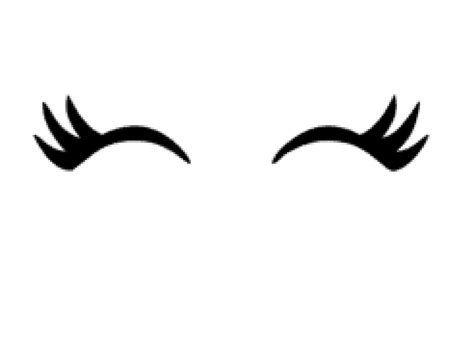 Large Unicorn Eyelash Template