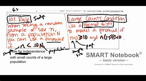 Large counts condition ap stats. AP Stats Unit 6 Quiz 1. Flashcards; Learn; Test; Match; Flashcards; Learn; Test; ... random sample 10% condition large counts condition (LCC) ... what is the 4 step process? 1. choose: procedure, confidence level, define the parameter 2. check: conditions 3. calculate: general formula, specific formula, formula with values plugged in, ... 