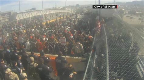 Large group attempted mass entry at El Paso border crossing: CBP
