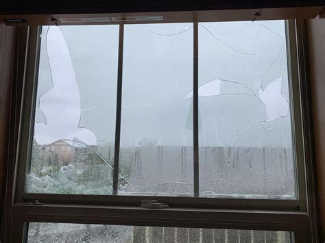 Large hail leaves homeowners with shattered windows in Castle Rock