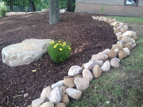 Large landscaping stones. ... stone in your garden. PERMANENCE. Because of their size and weight, large boulders require special planning and skill to place in a garden, but lend a ... 