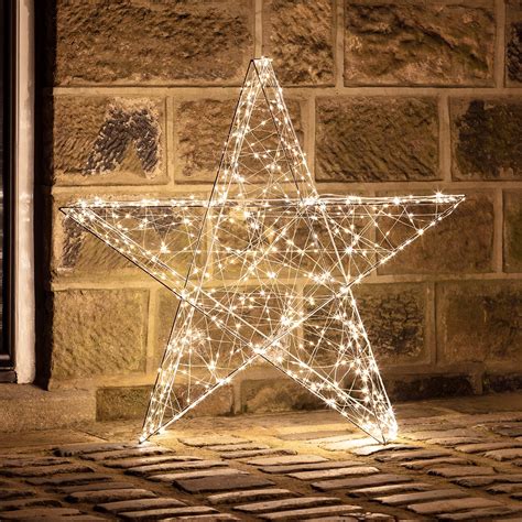 Large lighted star outdoors. 36" LED Lighted Gold Star of Bethlehem Outdoor Christmas Decoration. by Northlight Seasonal. $91.34 $115.99. ( 8) Fast Delivery. FREE Shipping. Get it by Thu. 