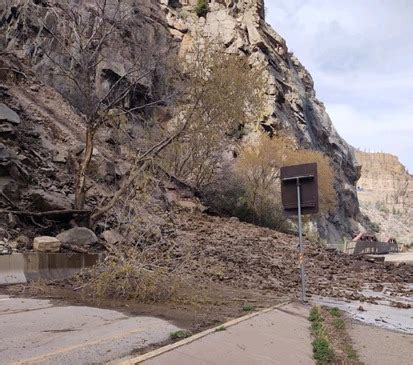 Large mudslide blocks access to Hanging Lake