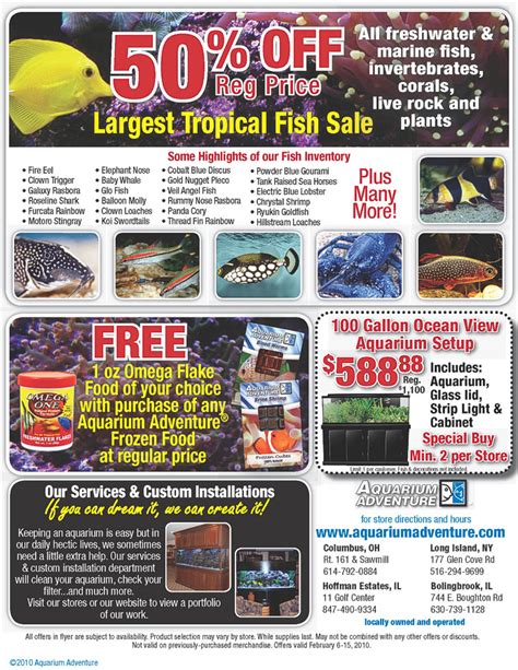 Large tropical fish for sale.  Note that this method can be extremely costly for...