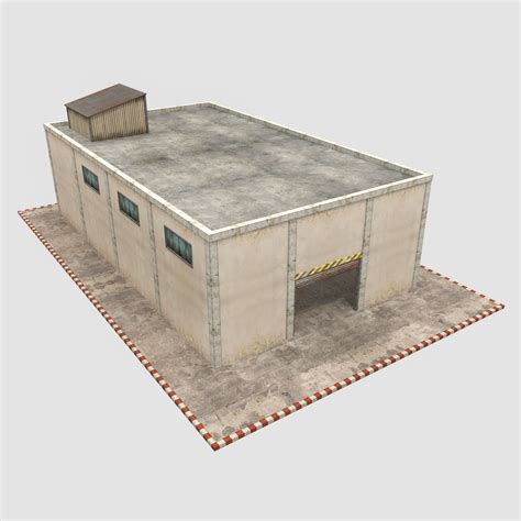 Large warehouse 3d model.  Download the right 3D models for your next project.  Free 3D natur...