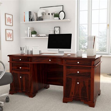 Large wooden desk. Solid Wood Modica Writing Desk. $446 - $460. ( 75) Free 3–5 Day Delivery. Limited Time Only. 
