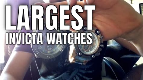 Largest Invicta Mens Watches Big Invcita Watches - YouTube