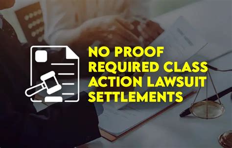 Largest class action settlements no proof of purchase 2021.  In no-proof class actions, the l...