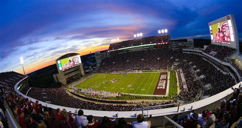 Largest sec football stadiums. In 2019, Texas A&M has the largest SEC football stadium by capacity, as the Aggies claim 102,733 capacity. The only capacity that changed from 2018 is Missouri, due to the renovation at Memorial Stadium. The Tigers will now have a capacity of 62,621 for 2019. 