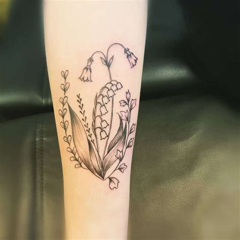 Larkspur and lily of the valley tattoo. Sep 13, 2016 - This Pin was discovered by Melissa King. Discover (and save!) your own Pins on Pinterest 
