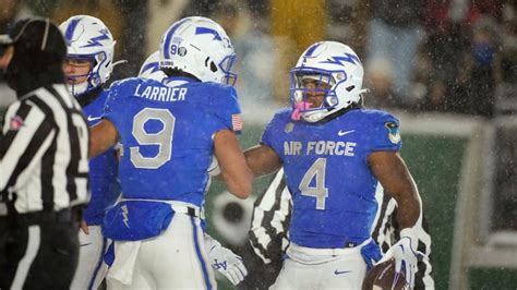 Larrier, Michel lead Air Force to 49-10 romp over San Diego State