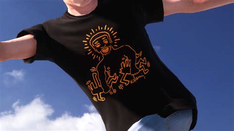 Larry Levan T-shirt by Keith Haring mod for Skater XL