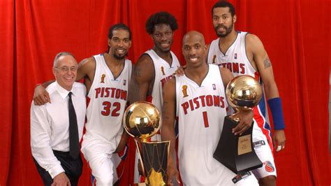 The 1980s team, known today as "the Bad Boys" due to the physical playing style, eventually won two championships in the 1989 and 1990 NBA Finals under Daly. The Pistons won their third and most recent title in the 2004 NBA Finals under the tenure of Larry Brown. There have been 37 head coaches for the Pistons franchise since joining the NBA. . 