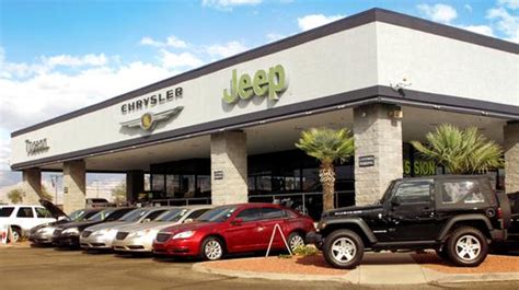 Call Larry H. Miller Chrysler Jeep Tucson at 5205941615 or schedule battery service online for the fastest battery replacement in Tucson AZ. At Larry H. Miller Chrysler Jeep Tucson, our service team is comprised of Jeep adept certified mechanics that can help diagnose what is wrong with your battery.We will check your battery for any simple .... 