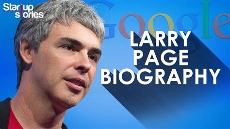 Larry page biography summary template