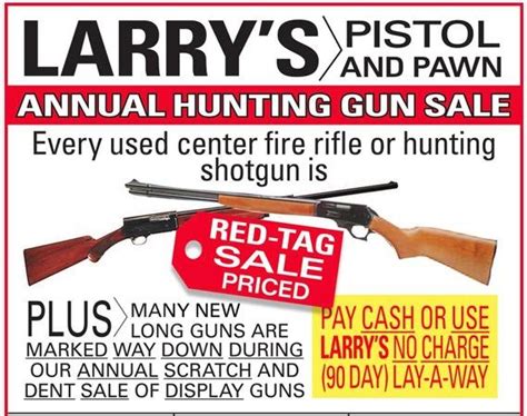 Larry’s Pistol and Pawn – Huntsville 2405 North Memorial Parkway, Hunt