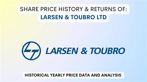 Larsen and toubro share price. 7 hours ago · Motilal Oswal has buy call on Larsen & Toubro with a target price of Rs 4200. The current market price of Larsen & Toubro Ltd. is Rs 3467.5. Larsen & Toubro Ltd., incorporated in the year 1946, is a Large Cap company (having a market cap of Rs 465690.10 Crore) operating in Construction sector. 