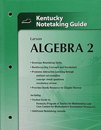Larson algebra 2 notetaking guide answer key. - Step up to writing teachers manual.