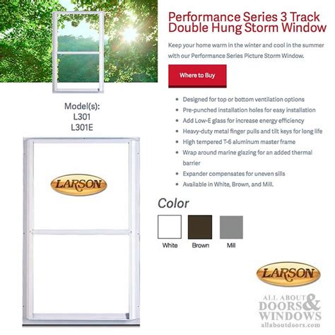 Larson storm doors are known for their exquisite beau