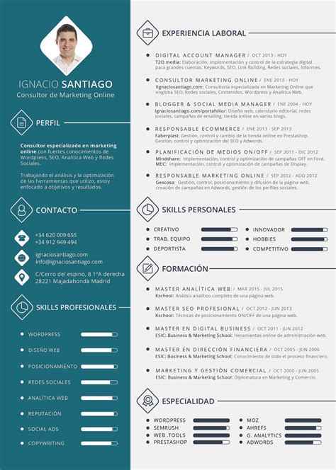 Las 50 Mejores Plantillas De Curriculum Vitae GRATIS En …