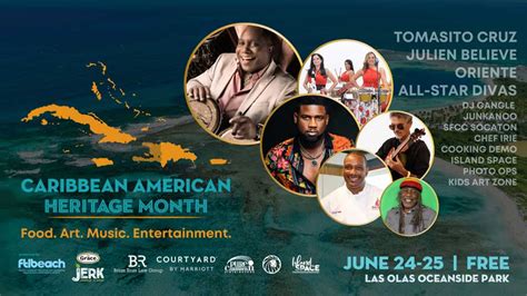 Las Olas Oceanside Park host Caribbean American Heritage Month Cultural celebration