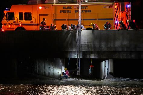 Las Vegas drying out after 2 days of heavy rainfall that prompted water rescues, possible drowning