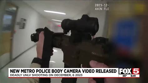 Las Vegas police release body camera video from deadly UNLV shooting