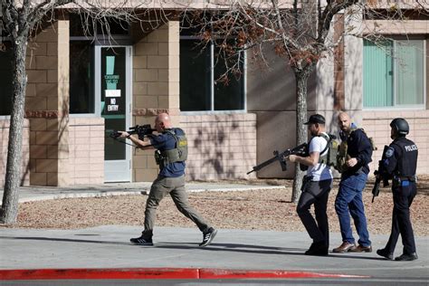 Las Vegas sheriff says at least 3 victims in university campus shootings, though conditions unknown