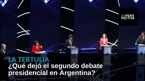 Las frases que dejó el segundo debate presidencial en Argentina
