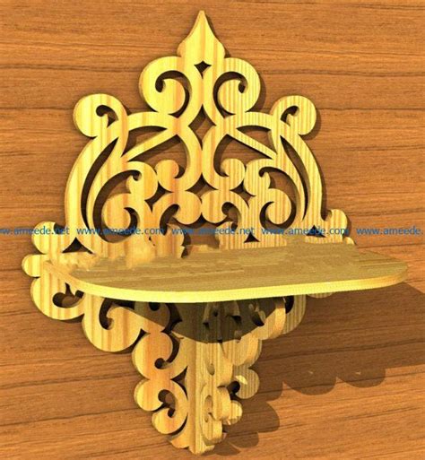 Laser Cut Shelf DXF File • ARABIC CNC