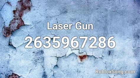Laser Gun Roblox Id