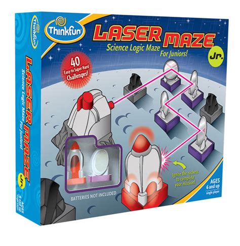 Laser Maze Jr. Problem Solving Fun for Kids and Adults Board Game Authority