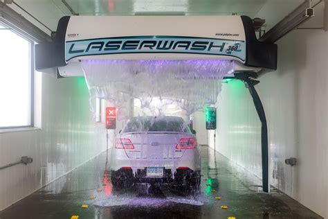 Laser wash car wash. 