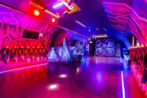Laserdome - 10am-10pm. Fri. 10am-11pm. Sat. 11am-Midnight. Sun. 11am-10pm. Kids' birthday parties at Laserdome are a blast for kids and a breeze for parents. Just bring the cake and the kids for high-tech fun! 