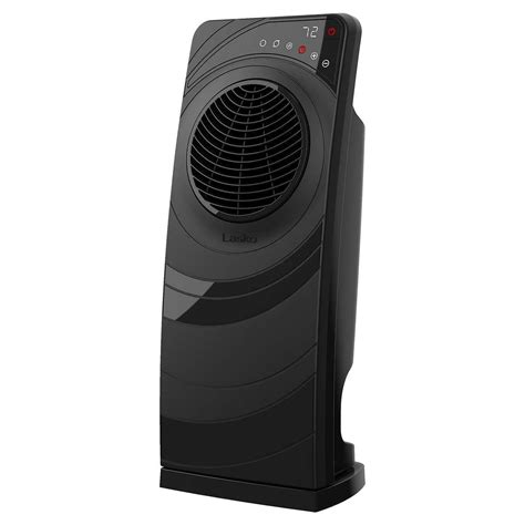 Lasko revolution full room heater. Built-in carry handle for easy portability from room to room. Dimensions & More: 9.1” W x 6.9” L x 23.1” H. 1500 Watts. Made in China. Warranty: Parts/Labor: 3-Year Limited Warranty on parts. For product related questions please contact Lasko Customer service at 1-800-233-0268. Lasko Revolution II Full Room Heater with Remote Control. 