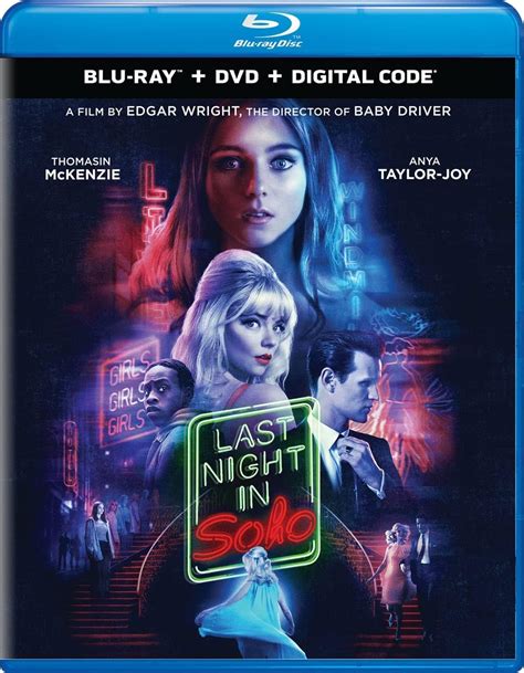 Last Night in Soho Blu-ray + DVD No Digital Thomasin …