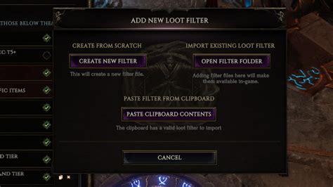 Last epoch loot filter import. Collection of loot filters, filter viewer, filter creation and generation for the action RPG Last Epoch Grim Dawn Tools Last Epoch Tools. Home News Forum. Resources. Game Guide. Items Skills Ailments Minions. ... Last Epoch Loot Filters. Release. 1.0.6. Shared Loot Filters My Loot Filters. Create Loot Filter. Filters. … 